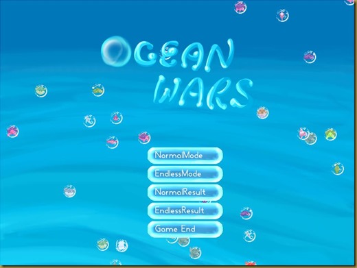 Ocean Warsタイトル Ocean Warsタイトル
