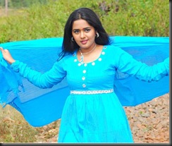 ananaya in blue dress