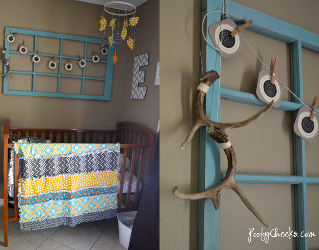 Rustic Woodland Nursery #boynursery #decor