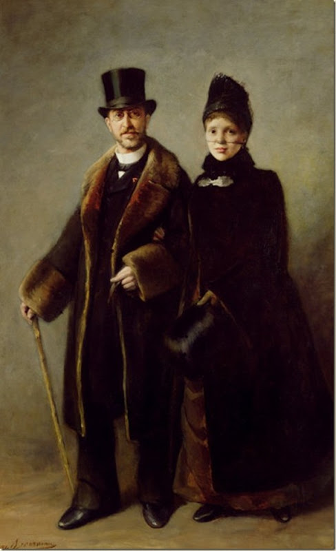 Eugene Broerman, Schliemann et sa femme