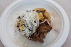 Pork with Stone-Fruit Chutney and Cotija Cheese