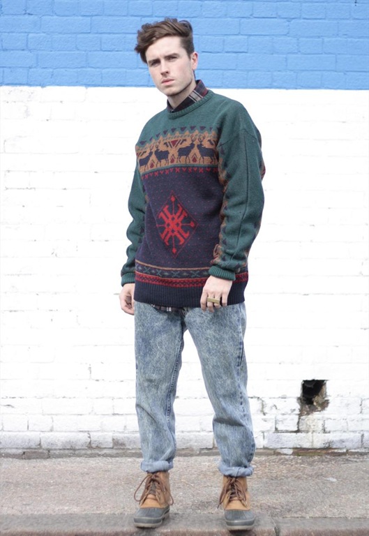 Vintage Pendleton Wool Reindeer Knit Jumper, £45, Sam Greenberg Vintage Vintage Pendleton Wool Reindeer Knit Jumper, £45, Sam Greenberg Vintage