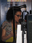 Carla speaking with Mattson's Barb Stuckey.