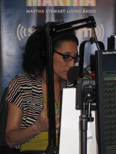 Carla speaking with Mattson's Barb Stuckey.
