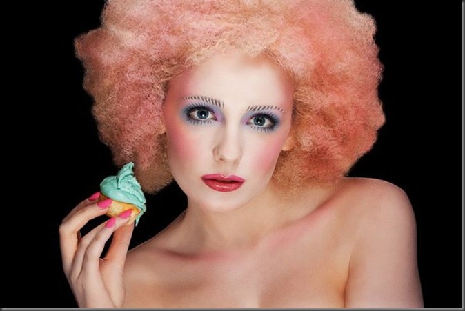 Face art Food Карла Пауэлл (Karla Powell) Face art Food Карла Пауэлл (Karla Powell) Face art,фейс-арт, визажист фотограф Photographer Рич Нинтон (Rich Hinton),Food Inspired Make-up & Hair Project,макияж и волосы различными продуктами питания,