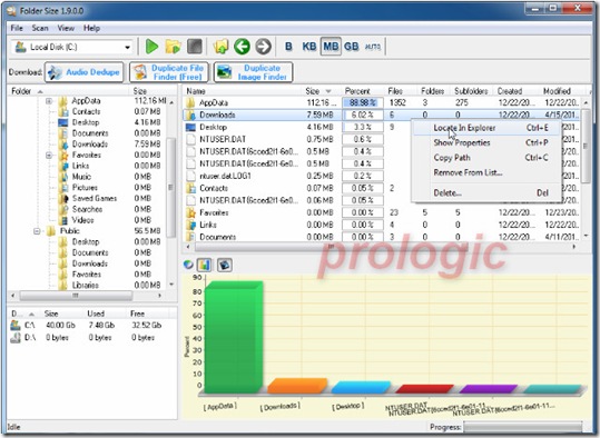 Folder Size - prologic Folder Size - prologic