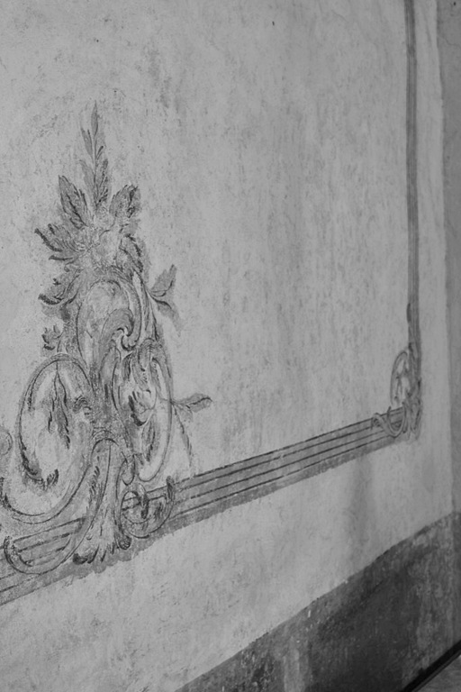 målat väggfält Kalmar slott målat väggfält Kalmar slott