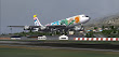Classic Ecuatoriana 707 about to land in Quito Ecuador