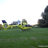 Helicopter op sportvel...