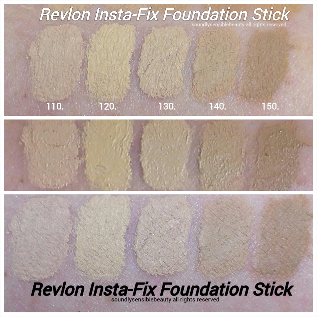 revlon insta fix foundation stick review swatches of shades revlon insta fix foundation stick review swatches of shades