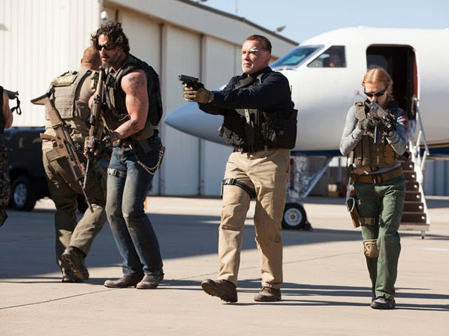 Arnold Schwarzenegger és a többiek a Sabotage első képein 02