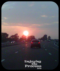Driving at sunrise wm