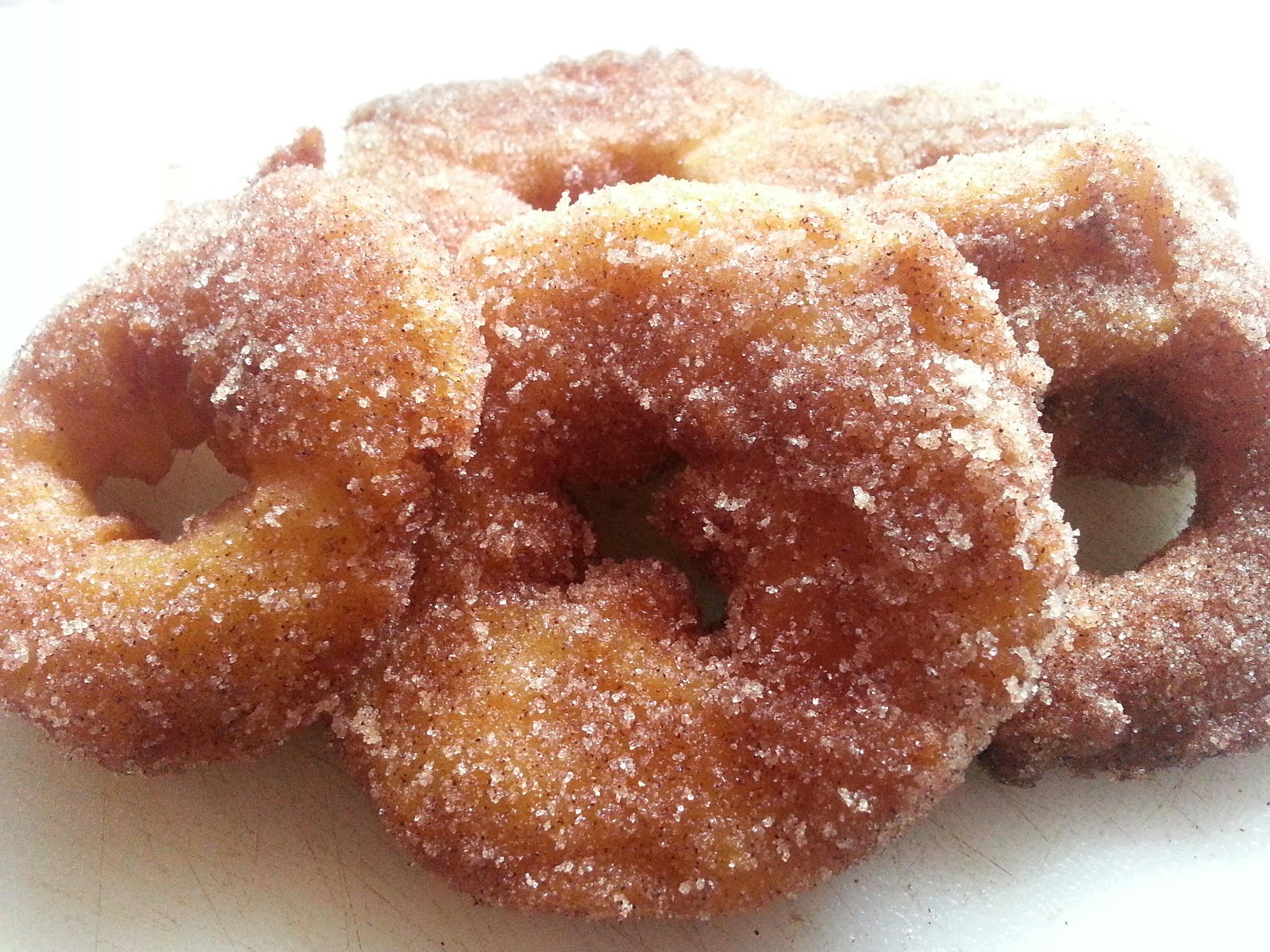 Live Laugh Love Bake Apple Fritter Rings With Caramel Apple Variation