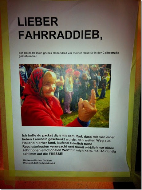 Fahrraddieb