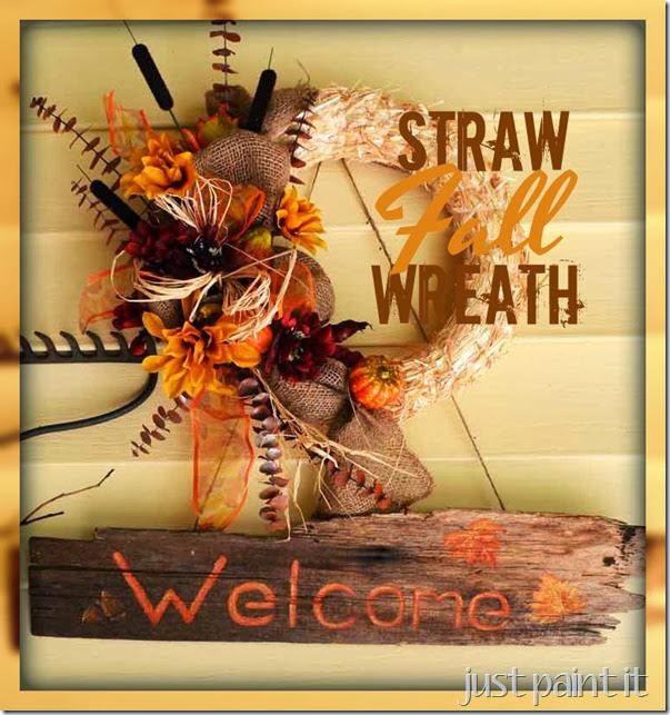 Straw Fall Wreath