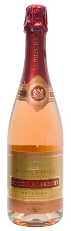 From France but technically not a champagne, this cremant d'alsace is also one of Martha's faves...and for the price it is a steal.  Lucien Albrecht Cremant d'Alsace Brut Rose, about $19.99