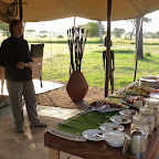 Dunia Camp, Frühstücksbüffet © Foto: Angelika Krüger | Outback Africa Erlebnisreisen