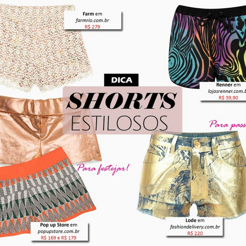 Maria Vitrine - Blog de Compras, Moda e Promoções em Curitiba.: A moda dos shorts  estilosos para usar e arrasar – Veja os achados!