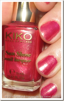 Sun Show Nail Lacquer na cor 470 Dainty Passion Fruit da KIKO Sun Show Nail Lacquer na cor 470 Dainty Passion Fruit da KIKO