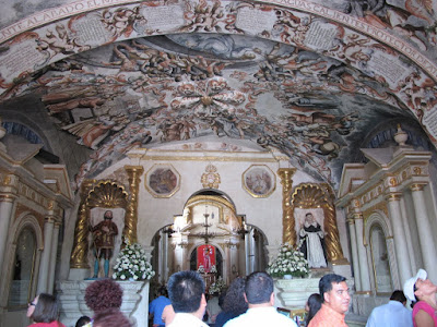 The last church was painted everywhere