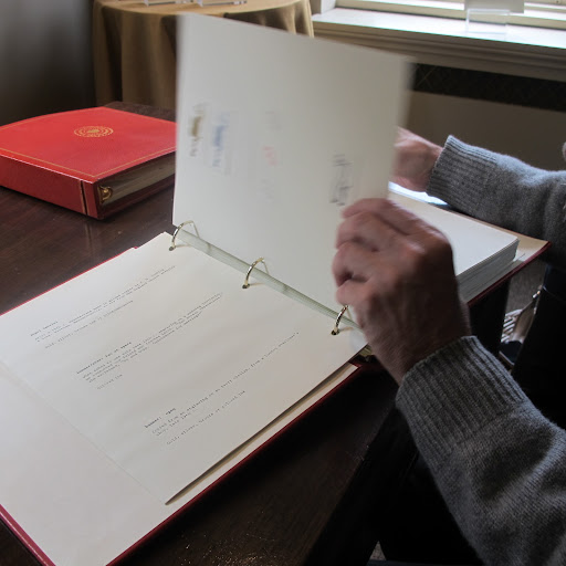 First, we flipped through pages and pages of exquisite artwork that can be applied with your name or initials.