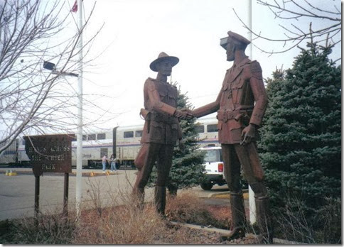 Hands Across the Border in Havre, Montana in February 2000