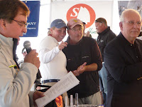 2010 Race Events / NOOD 2010: Katie Goldman and Jay Muller at the awards ceremony