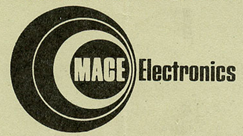 c0 Mace Electronics logo. Mace Electronics was an electronics superstore in Erie, PA and the surrounding area in the 1970s.