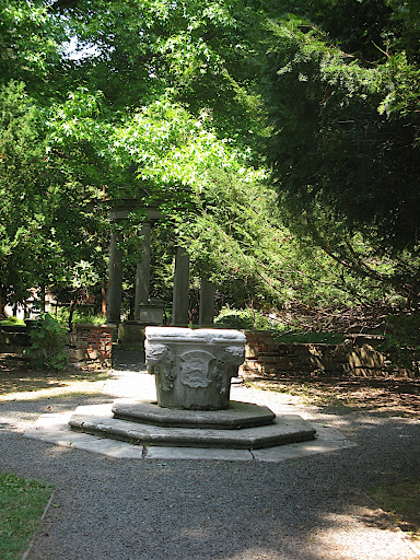 This is a lovely view of the courtyard.