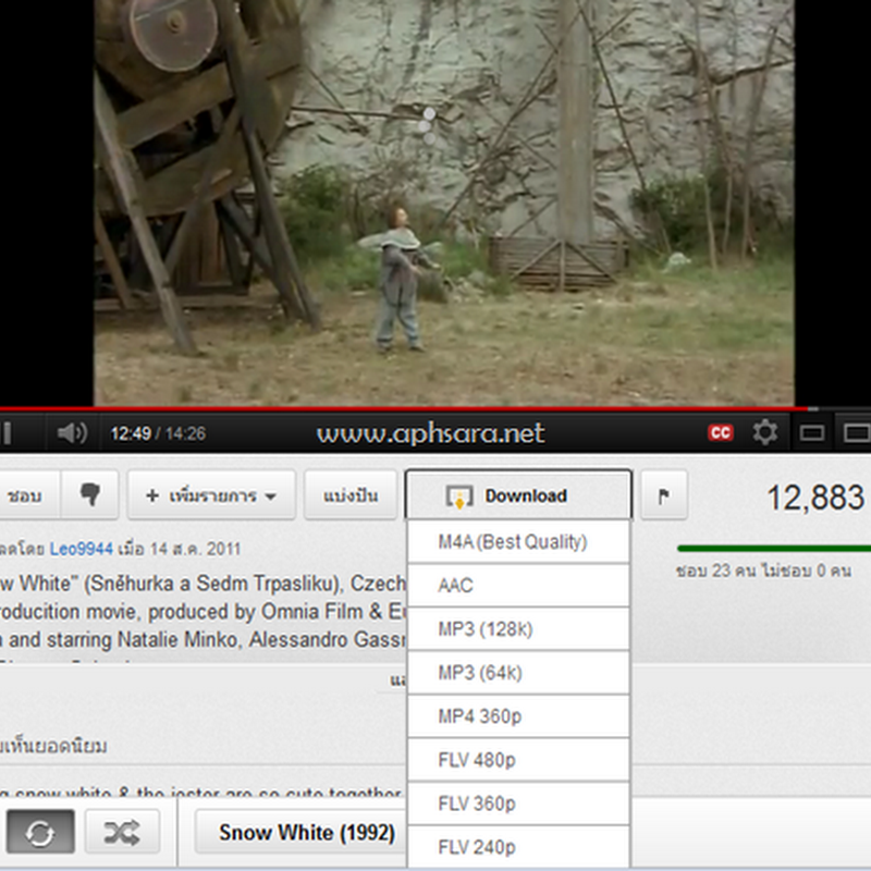 การดาวน์โหลดวีดีโอ Youtube เป็นไฟล์ mp3, mp4 ด้วยเวบบราวเซอร์ Firefox