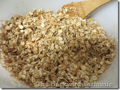 orange cardamom granola - The Backyard Farmwife