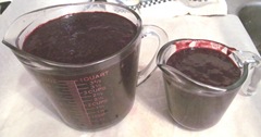 Blackberry jam 1.14.13 strained pulp