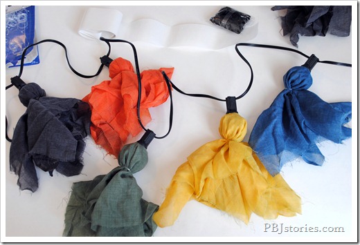 PBJstories Halloween Garland Colors PBJstories Halloween Garland Colors