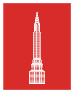 skyscraper print