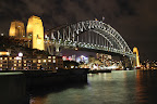 Sydney Harbour Bridge at night