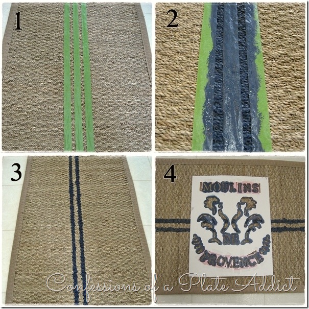 CONFESSIONS OF A PLATE ADDICT French Grain Sack Rug Tutorial CONFESSIONS OF A PLATE ADDICT French Grain Sack Rug Tutorial