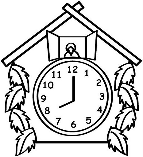 Dibujos de relojes antiguos para colorear - Imagui