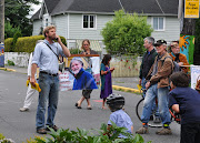 Ben leads a commemorative walking tour in Fernwood to celebrate the life and legacy of community builder Paul Phillips