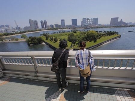 Rainbow Bridge, ponte de Tóquio (Foto: Itsuo Inouye/AP Photo)