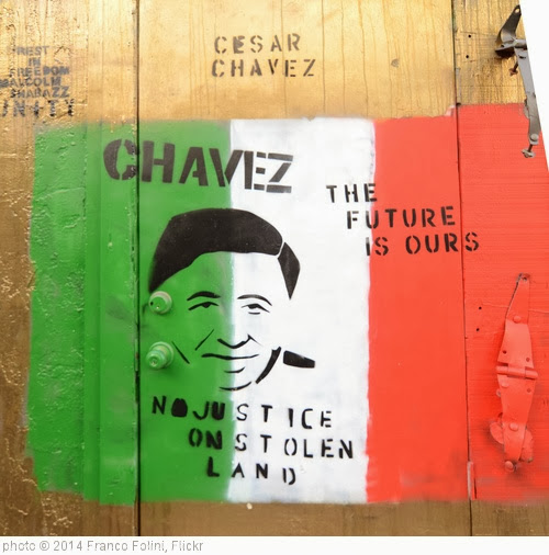 'Mural: Cesar Chavez' photo (c) 2014, Franco Folini - license: http://creativecommons.org/licenses/by-sa/2.0/