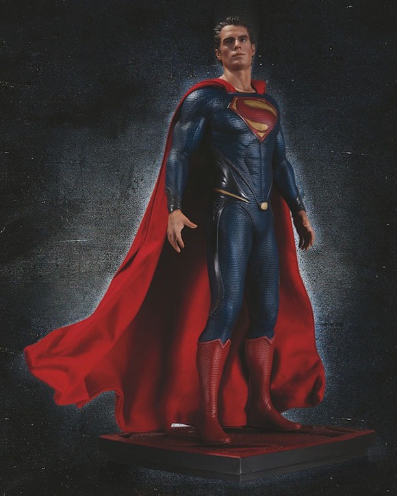 Man of Steel Statue Reveals Full Superman Costume