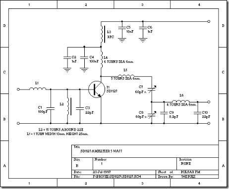 sd1127_RF_circuit_Amplifier 5Watt (SD1127)