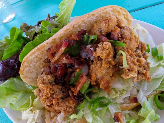 Oyster Po' Boy Fremont Diner Sonoma CA