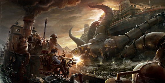 SteamPunk_Octopus_by_raybender SteamPunk_Octopus_by_raybender