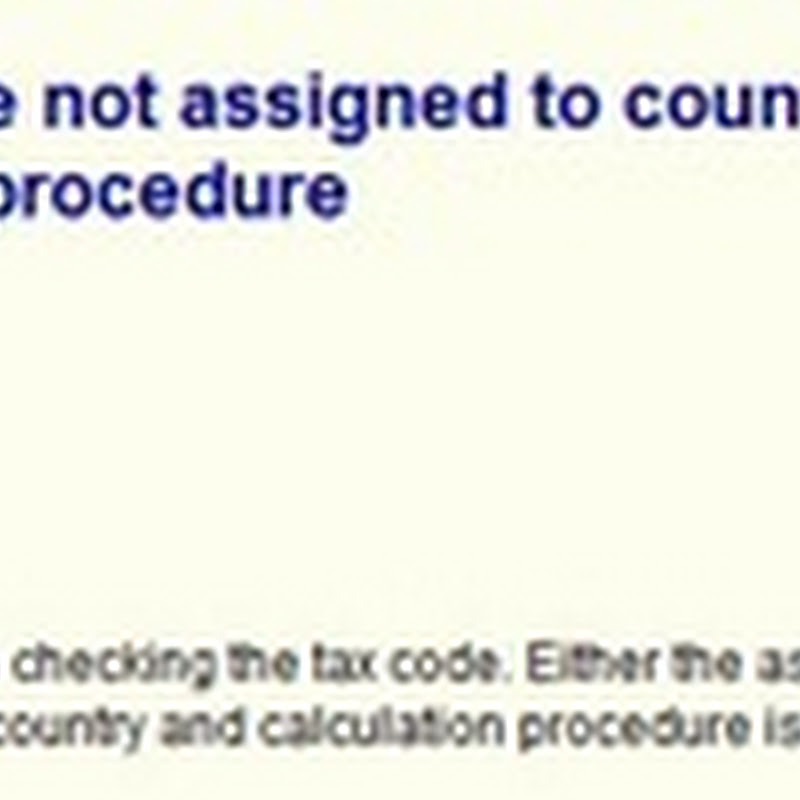 Tax Settings Sales/Purchase Configuration