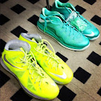 LEBRON X LOW, KOBE 8 and KD V Nike Easter Collection nike lebron 10 low pe green white 1 02 LEBRON X LOW, KOBE 8 and KD V Nike Easter Collection