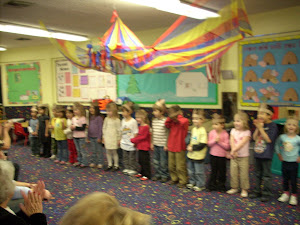 Busy Bees singing at the Holiday Social.