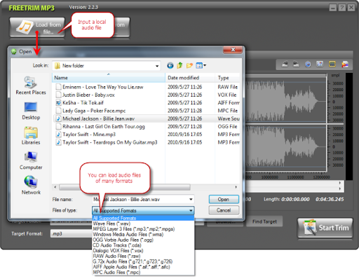 Descargar FreeTrim MP3 gratis