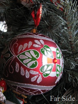 Waterford Christmas ornament from Jen