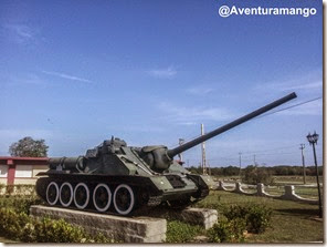 Tanque de guerra no museu de Playa Girón